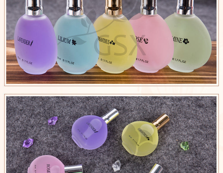 a group of bottles of perfume
