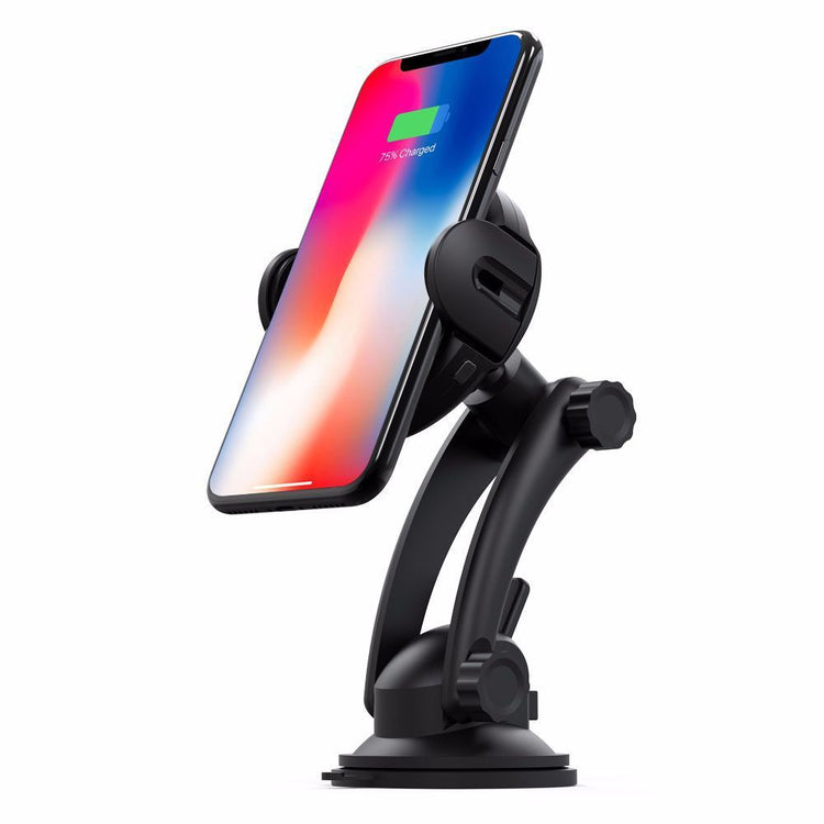 a phone on a holder