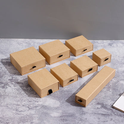 Jewelry Bracelet Jewelry Packaging Box Necklace Ring Earrings Drawer Storage Tray Custom Pull Gift Box