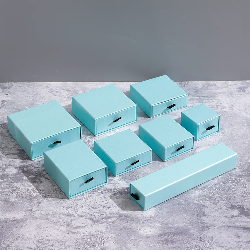 a group of small boxes