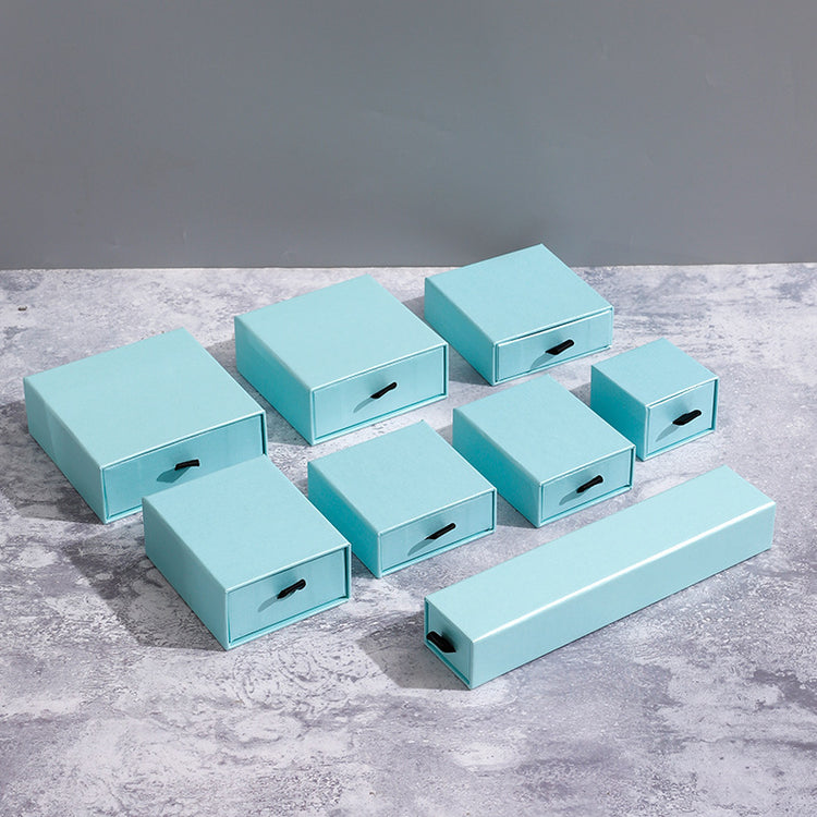 a group of small boxes