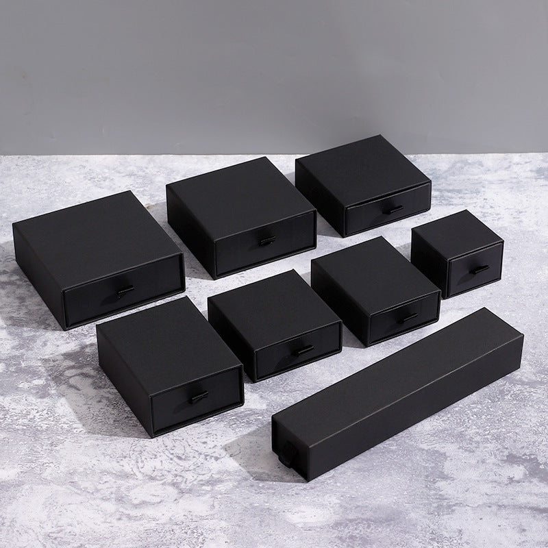 a group of black boxes