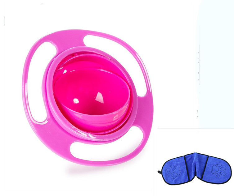 a pink pacifier and sleeping mask