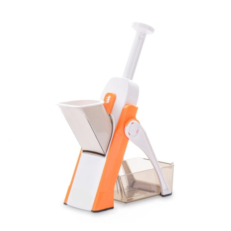 a orange and white device