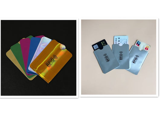 NFC Card Sets Anti-Magnetic Anti-Theft Brush Bank Card Sets Security Shielding Signal Anti-theft RFID Flash Payment Tin Foil Card Sets