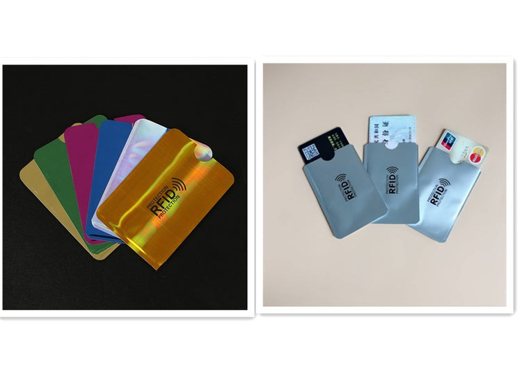 a close-up of several credit cards