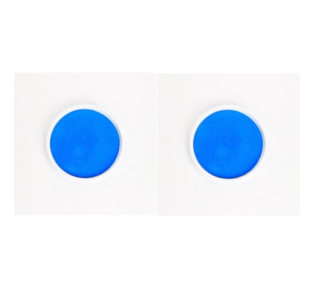 a pair of blue circles