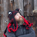 Funny Handmade Crochet Octopus Hat