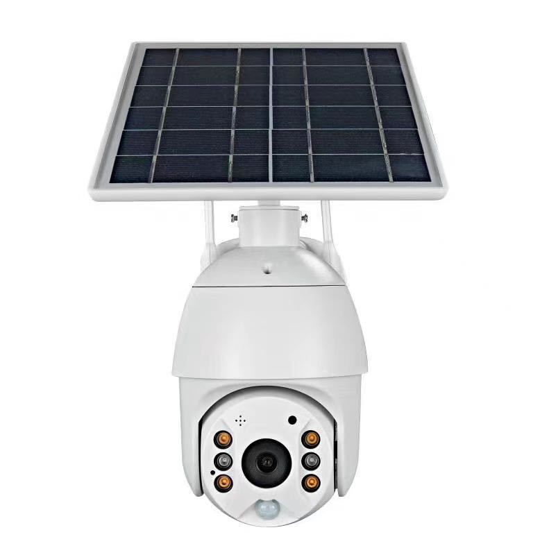 a solar panel on a camera