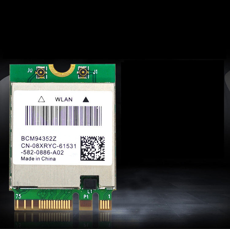 a small computer chip with a bar code