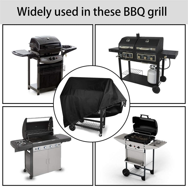 a collage of different grills