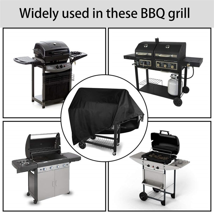 a collage of different grills