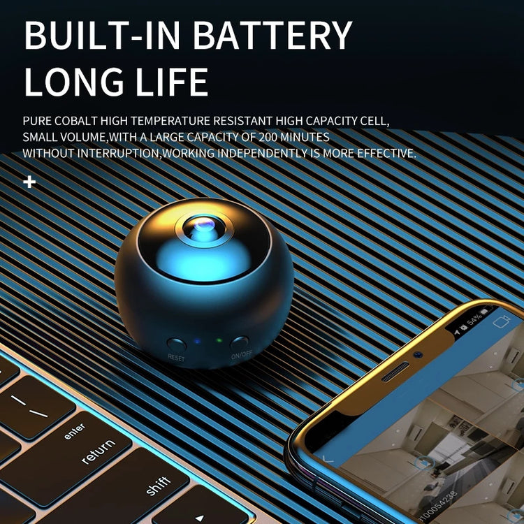 a round blue object next to a cell phone