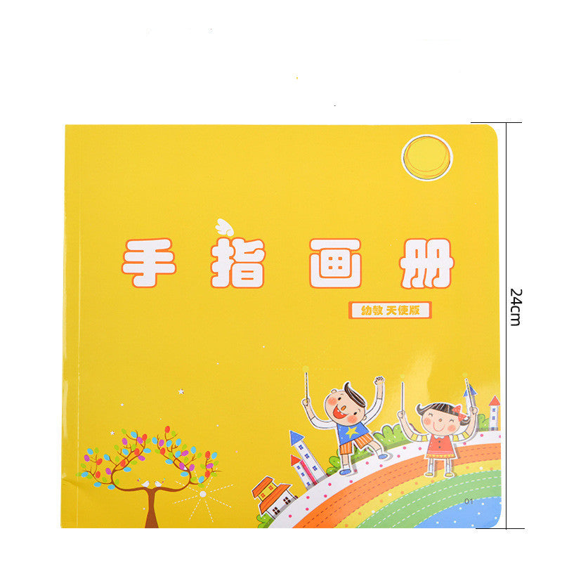a yellow book with a cartoon character on it