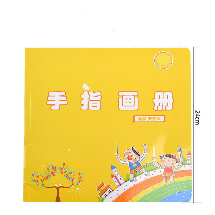 a yellow book with a cartoon character on it