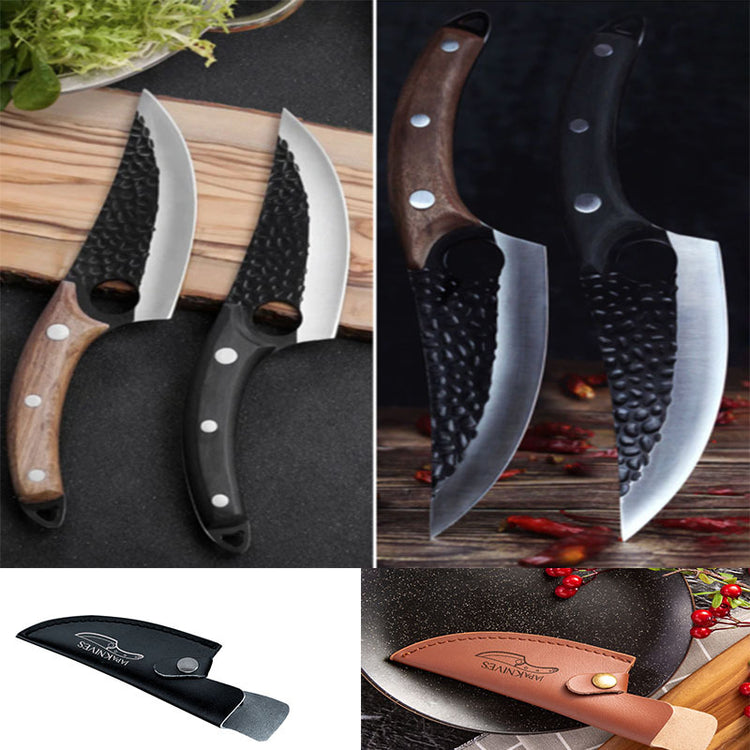 a collage of knives