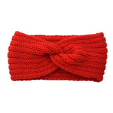 Knitted Cross-Front Ear-Warmer Headband