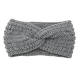 Knitted Cross-Front Ear-Warmer Headband