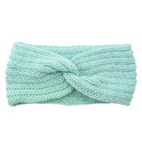 Knitted Cross-Front Ear-Warmer Headband