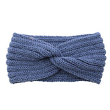 Knitted Cross-Front Ear-Warmer Headband