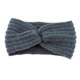 Knitted Cross-Front Ear-Warmer Headband