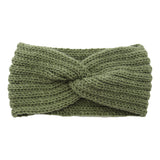 Knitted Cross-Front Ear-Warmer Headband