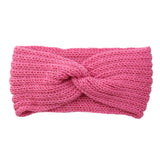Knitted Cross-Front Ear-Warmer Headband