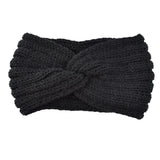 Knitted Cross-Front Ear-Warmer Headband