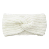 Knitted Cross-Front Ear-Warmer Headband
