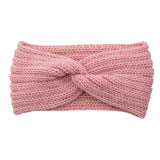Knitted Cross-Front Ear-Warmer Headband