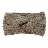 Knitted Cross-Front Ear-Warmer Headband