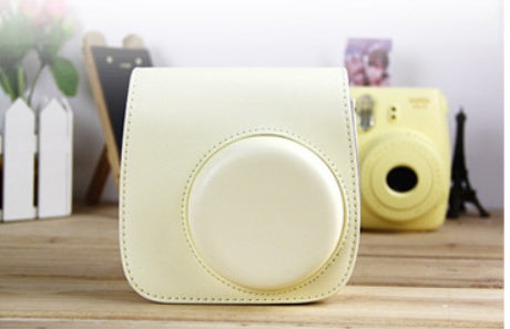 a camera case on a table