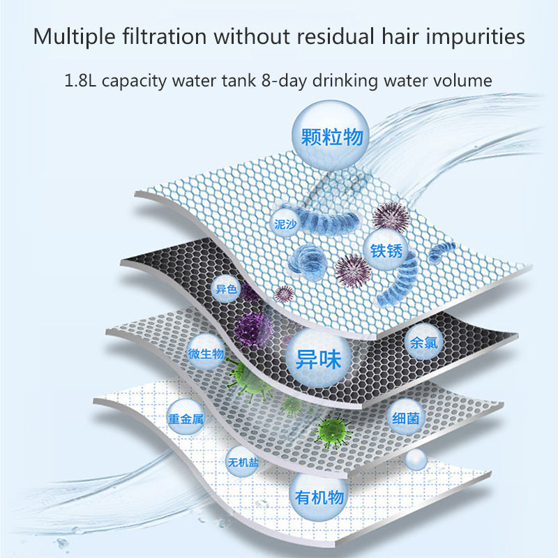 Pet Color Water Dispenser Automatic Induced Effluent
