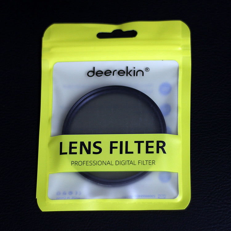a close up of a camera lens filter