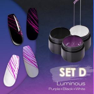 a set of different nail polish