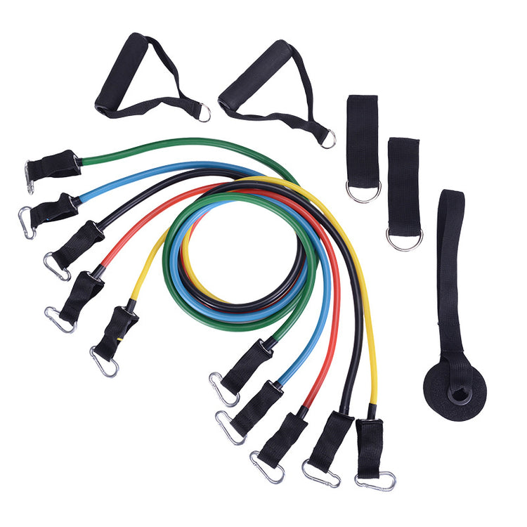 a group of colorful elastic bands