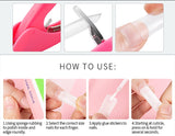 500-Piece French Acrylic Nail Set