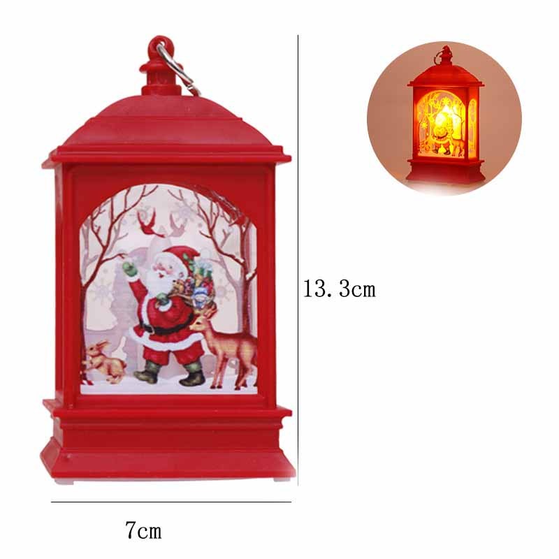 Christmas Elderly Snowman Elk Decoration Night Light
