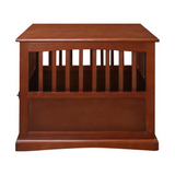 Pet Crate End Table - Walnut