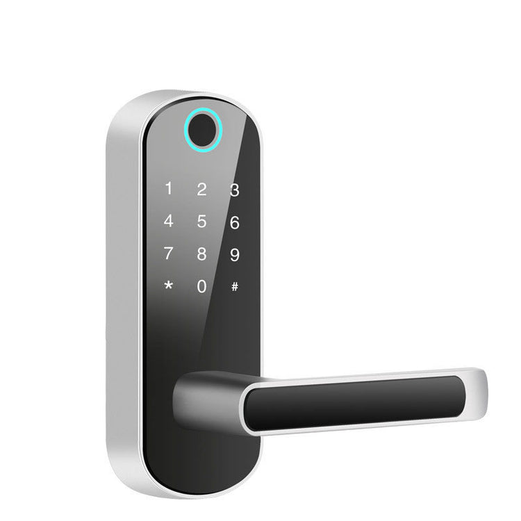 a close-up of a door handle