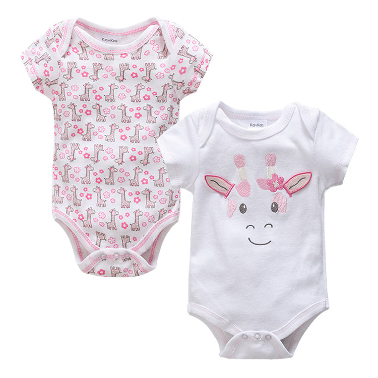 a pair of baby clothes