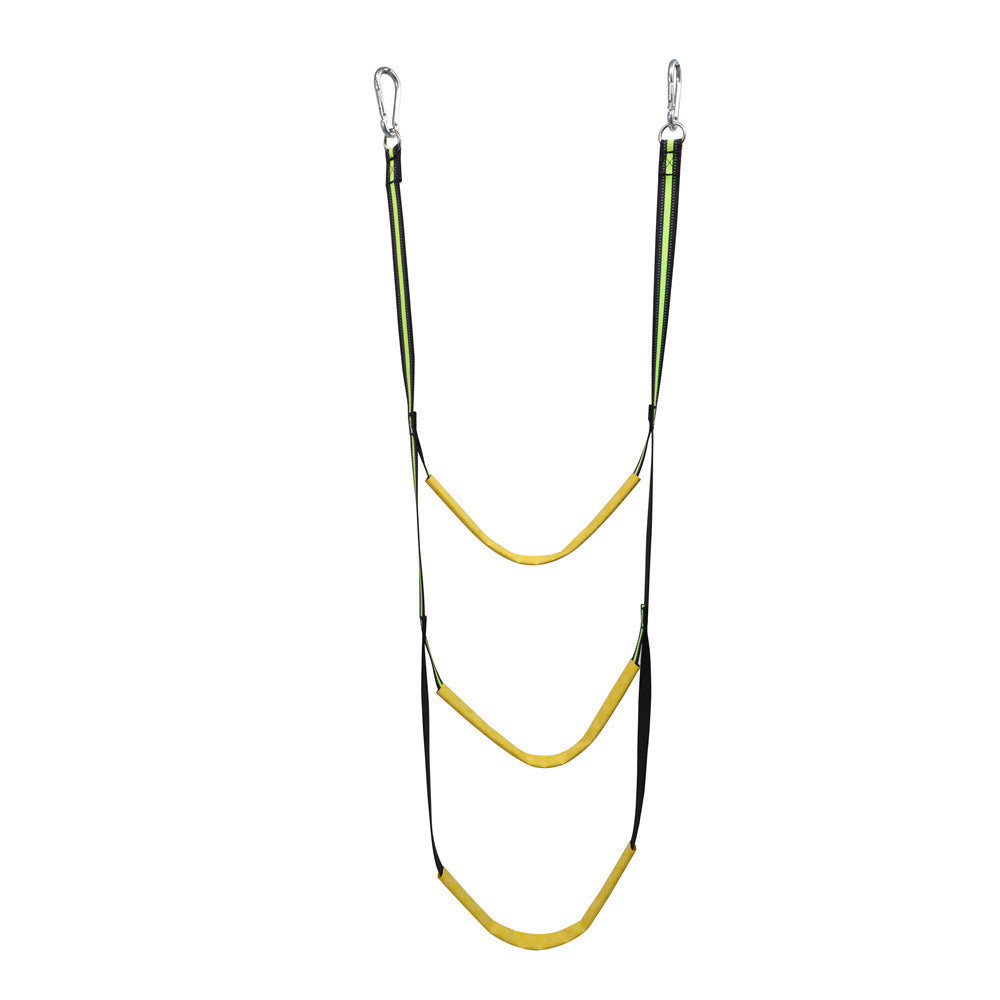 a yellow and black straps