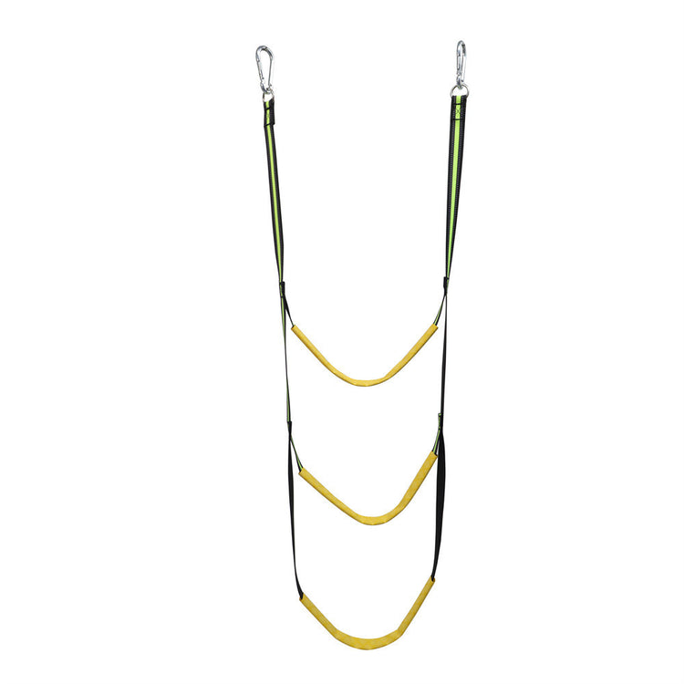 a yellow and black straps