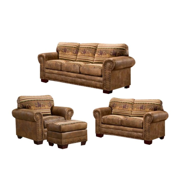 a group of couches and chairs