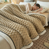 Thick Coral Fleece Thermal Blanket