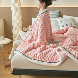 Thick Coral Fleece Thermal Blanket