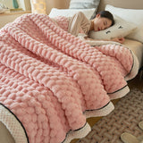 Thick Coral Fleece Thermal Blanket
