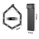 Folding Anti-Theft Bicycle Lock
