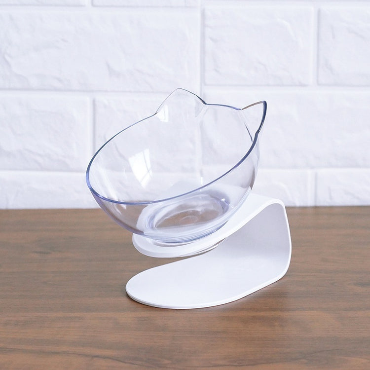 a clear bowl on a stand