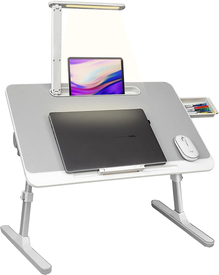 a laptop on a desk